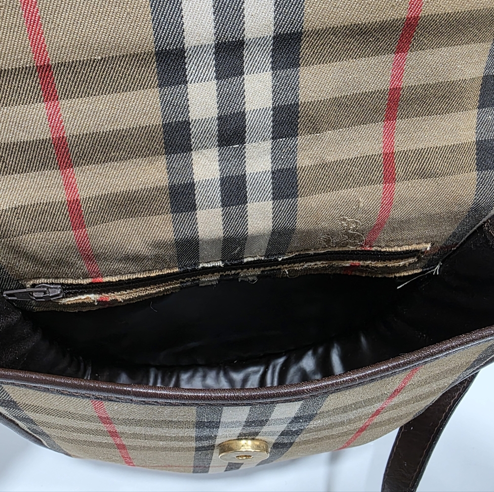 Burberry Iconic Beige Nova Check Crossbody Bag - Picture 4 of 4